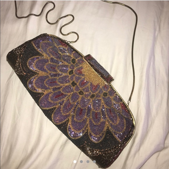 Stunning vintage beaded bag - Picture 1 of 4